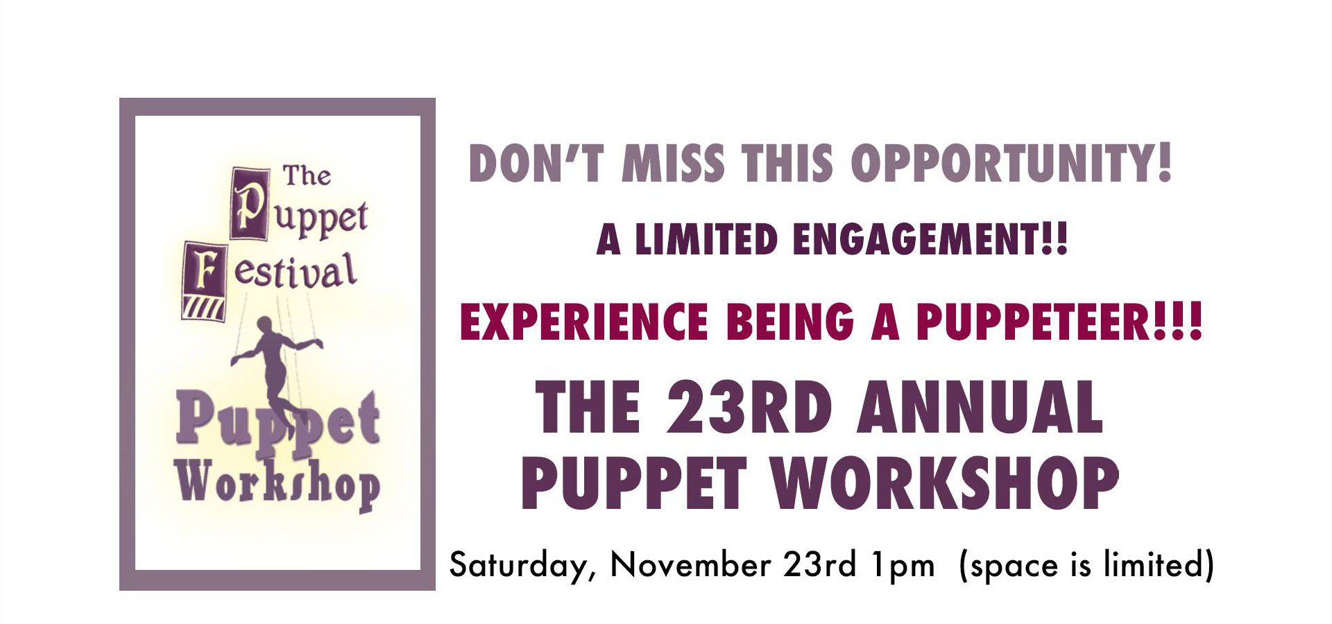Puppet Festival Workshop